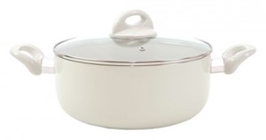 Garnek ceramiczny z pokrywą EkoMerlin 20cm, induckja